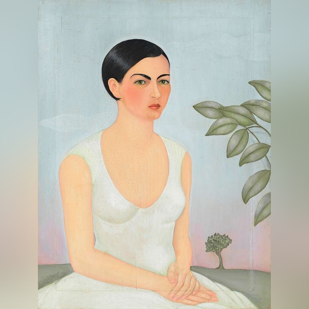 Frida Kahlos Christina Portrait Art Print